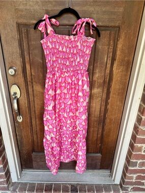 Pants Store Hearts Maxi Dress, size S, EUC